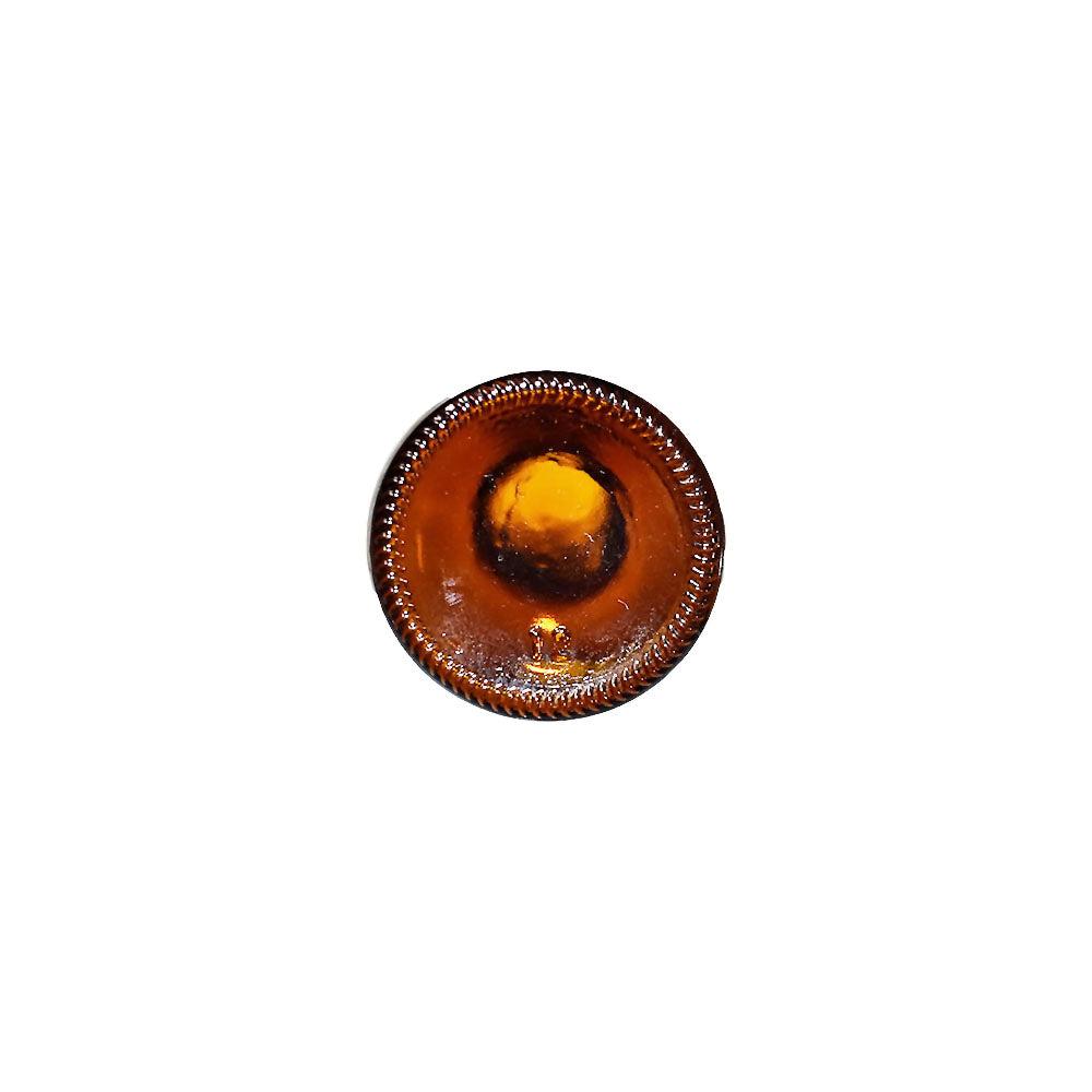 1 oz. Amber Boston Round with Black Graduated Nitrile Glass Dropper (20/400) (V7) (V12)