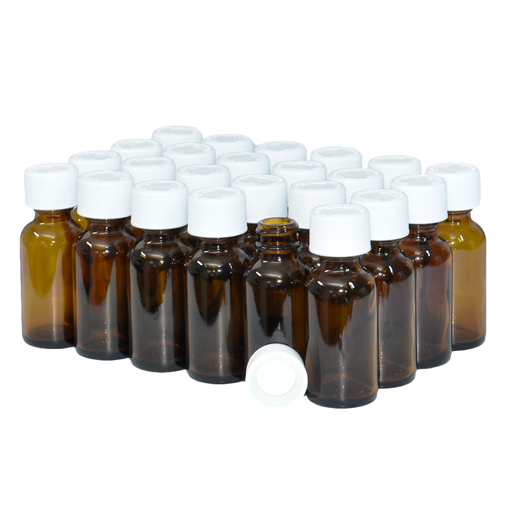 50 ml Amber Glass Bottle 20-400