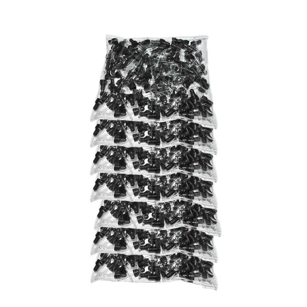 Black Glass Dropper (13/425) (1 Dram) (V2)