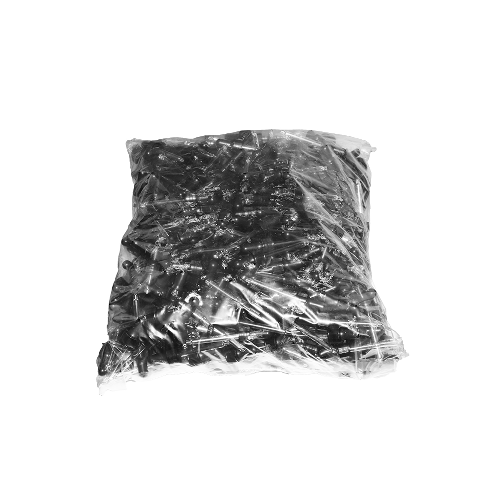 Black Glass Dropper with Nitrile Rubber (20-400) (1 oz.) (V5)