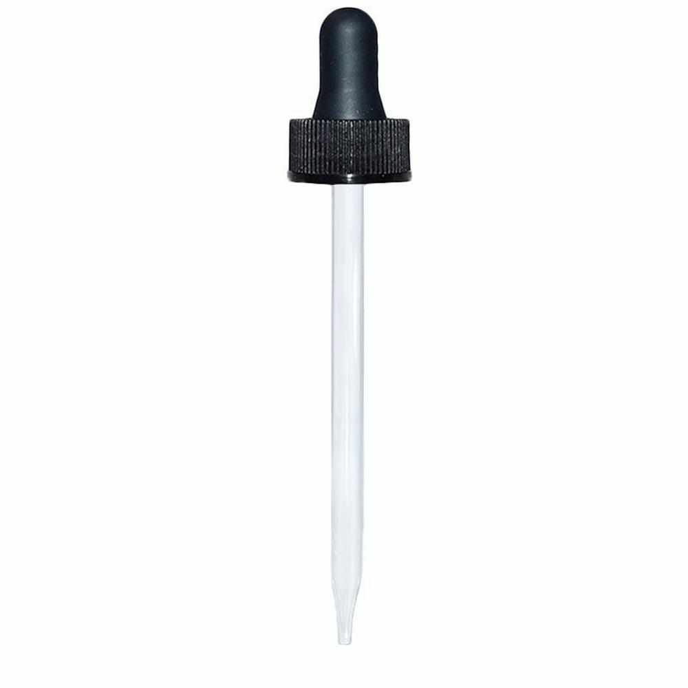 Black Glass Dropper (22-400) (4 oz.) (V8)