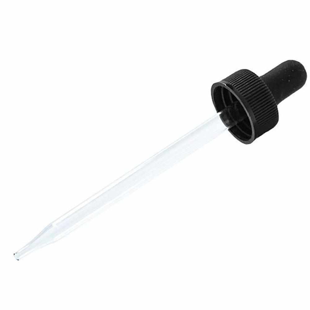 Black Glass Dropper (22-400) (4 oz.) (V8)