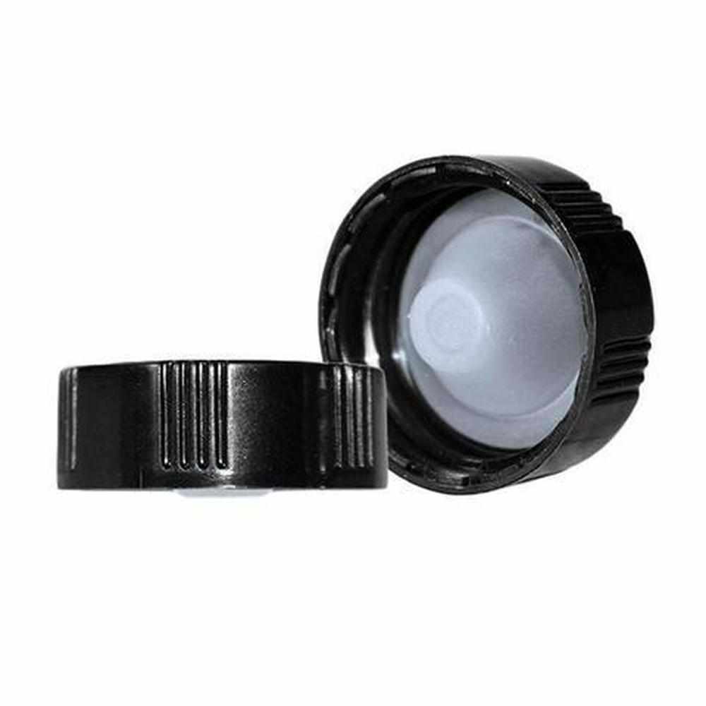 Black Poly Cone Lined Cap (28-400) (V5)