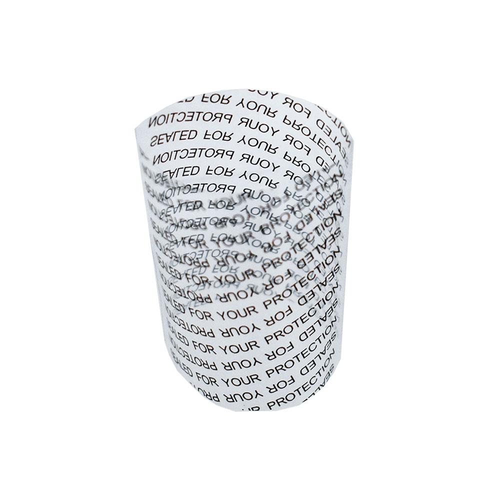 Clear Shrink Band with Print Safety Seal (55 x 60)