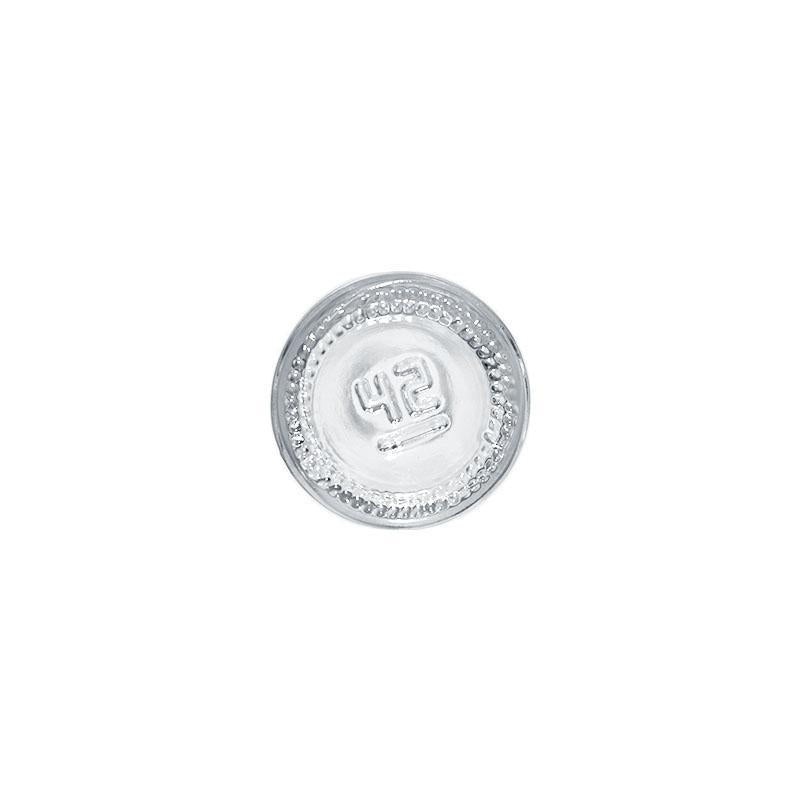 1 oz. Clear Boston Round with Black Graduated Nitrile Glass Dropper (20/400) (V4) (V12)