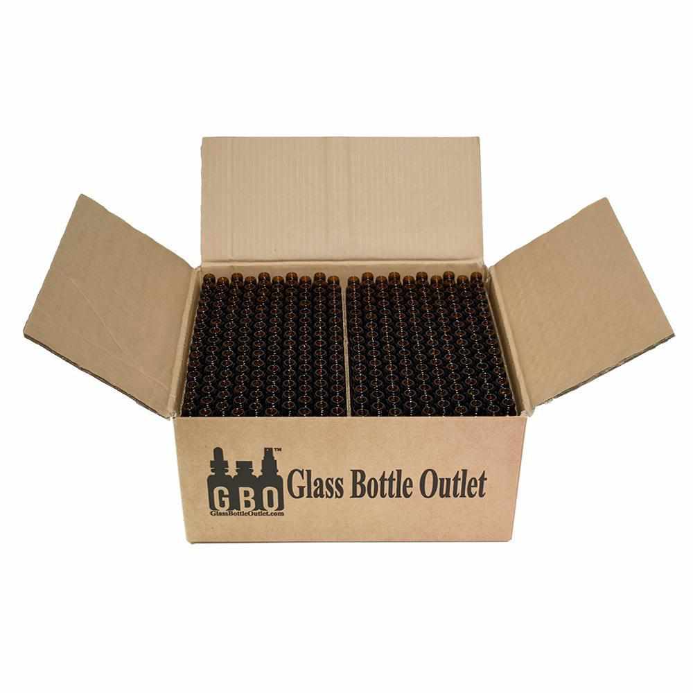 1/3 oz. (10 ml) Amber Glass Roll-on Bottle with No Closure (V3)