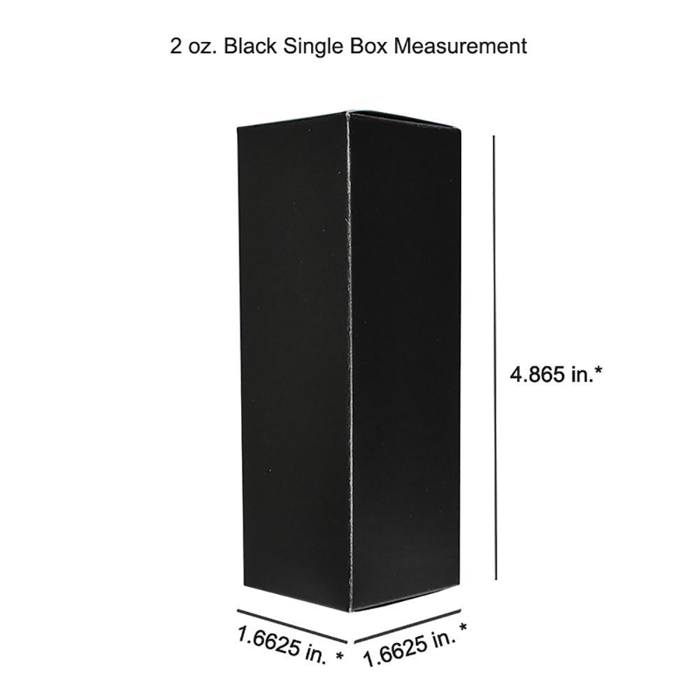 2 oz. Black Single Pack Box (V11)