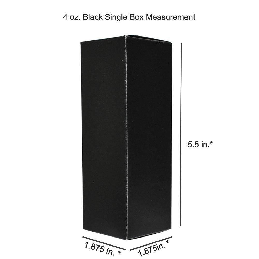 4 oz. Black Single Pack Box (V11)