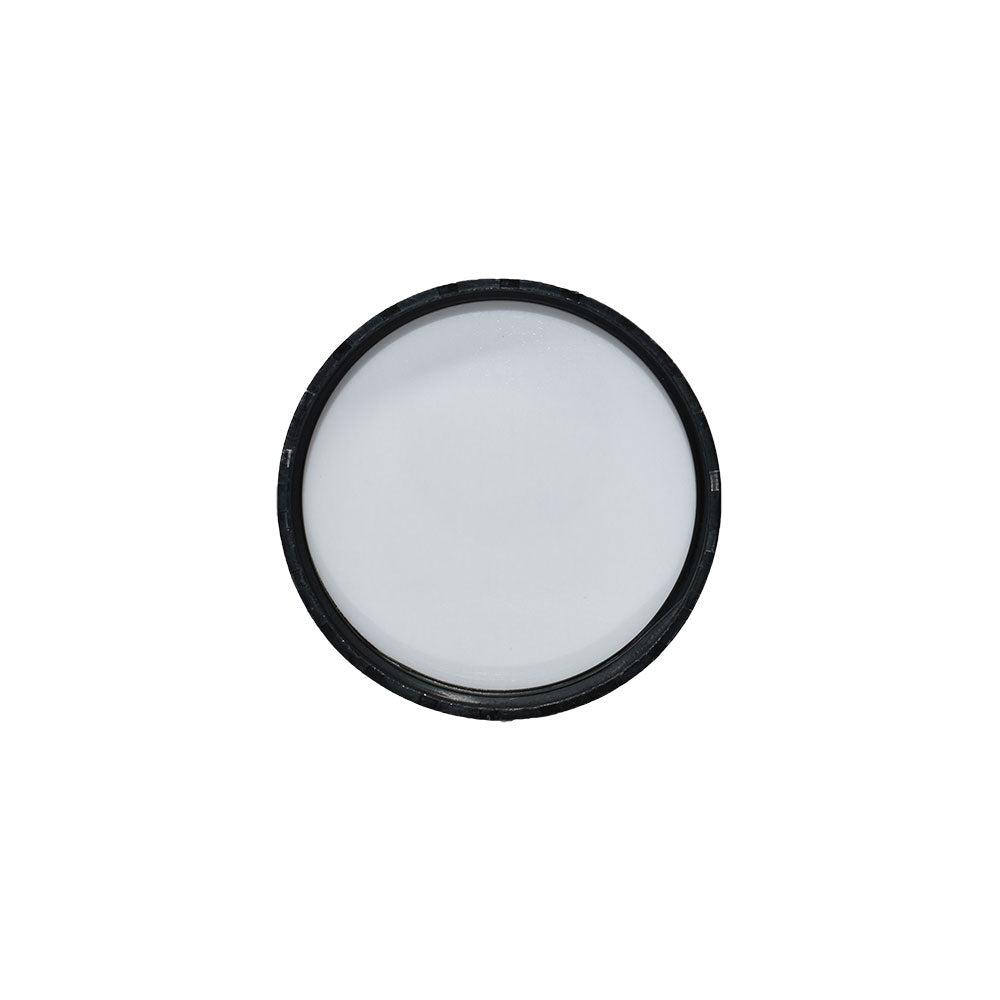 4 oz. Clear Glass Jar with Black Plastic Cap (48/400) (V4) (V7)