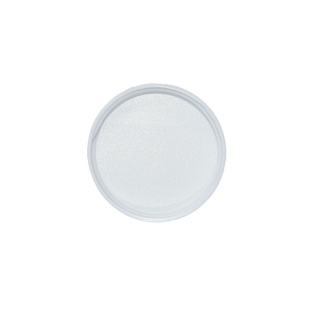 4 oz. Clear Glass Jar with White Plastic Cap (48/400) (V4) (V7)