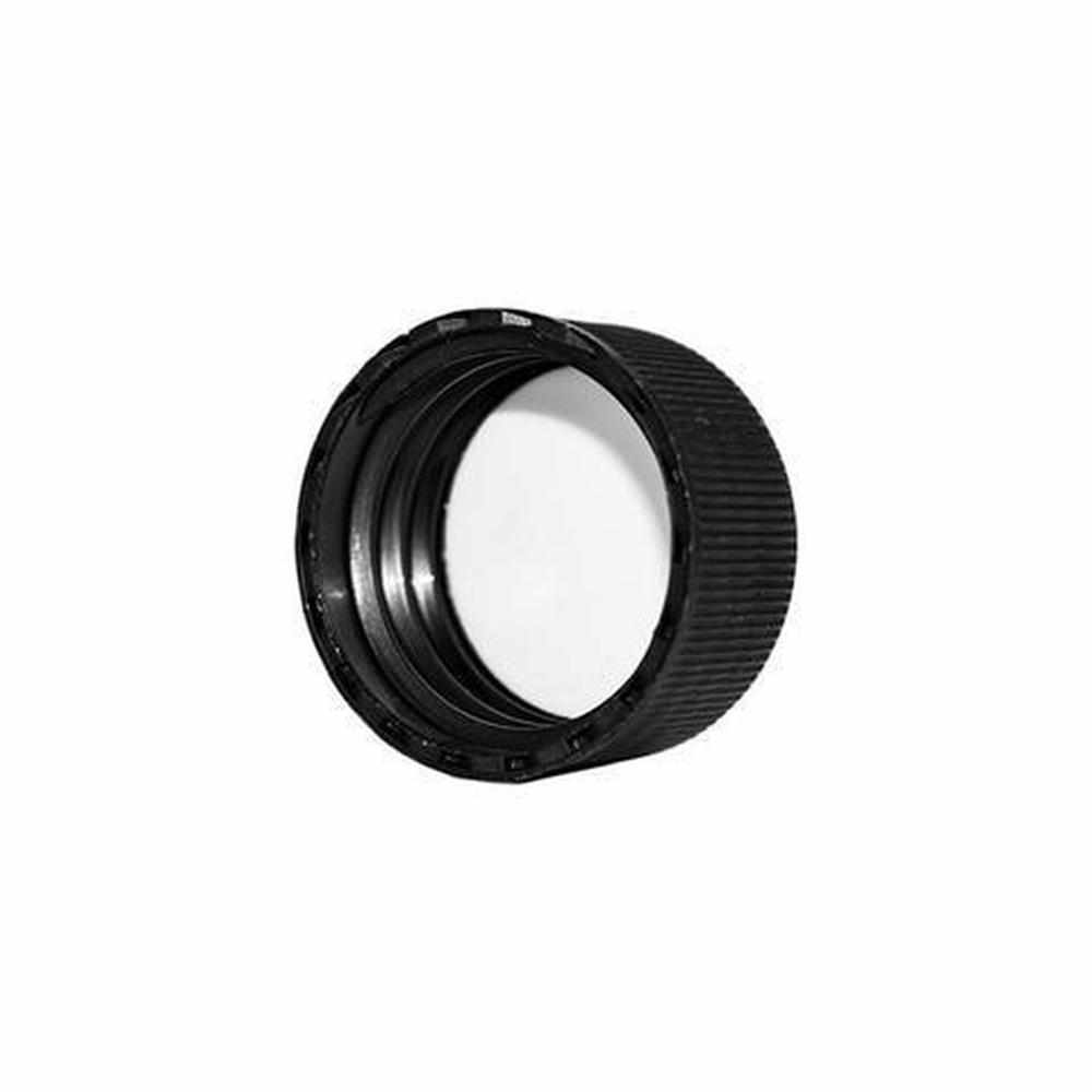 Black Foam-Lined Cap (24-414) (V1)-Glass Bottle Outlet