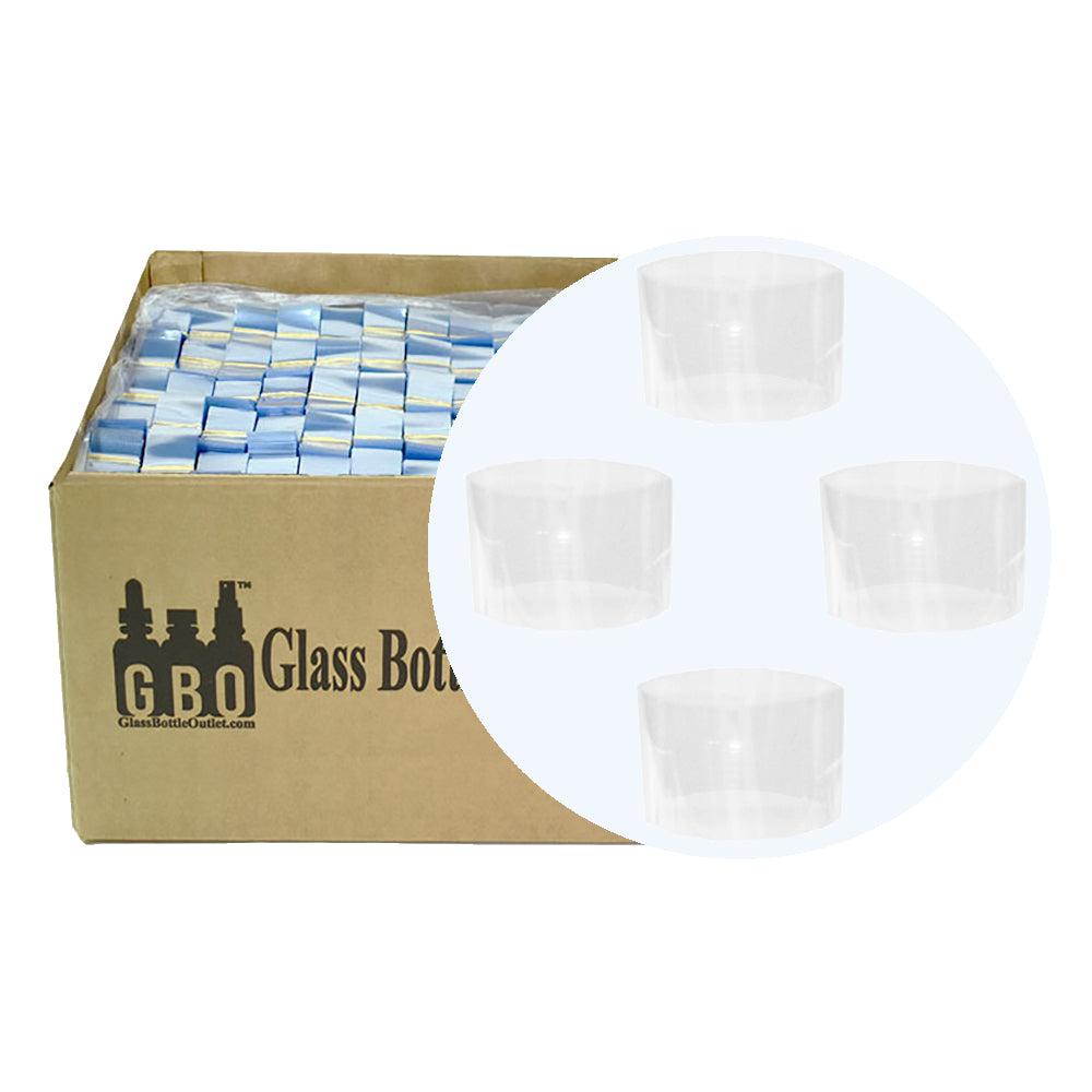 Clear Shrink Band (46 x 27) for 1, 2, 4 oz. Boston Round-Glass Bottle Outlet