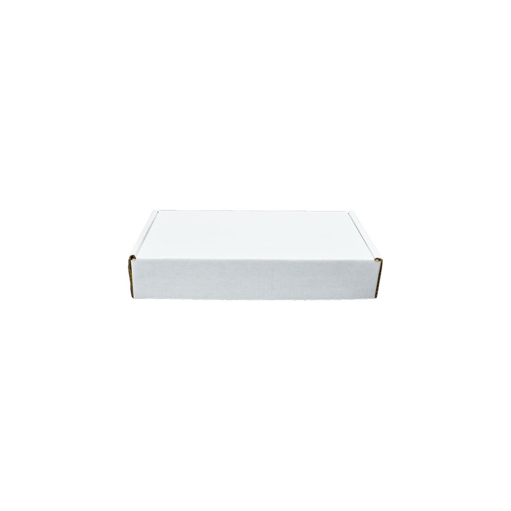 White Exterior / Kraft Interior Corrugated Box with 5 Dividers (Fits 5 1 oz. Boston Round)