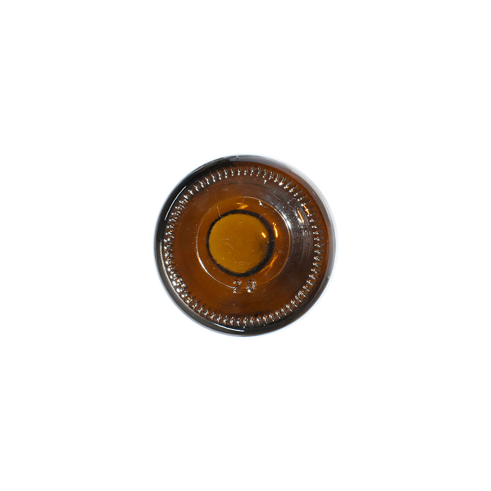 16 oz. Amber Boston Round with Black Poly Cone Caps and Black Trigger Sprayers (28/400) (V5) (V5) (V13)-Glass Bottle Outlet