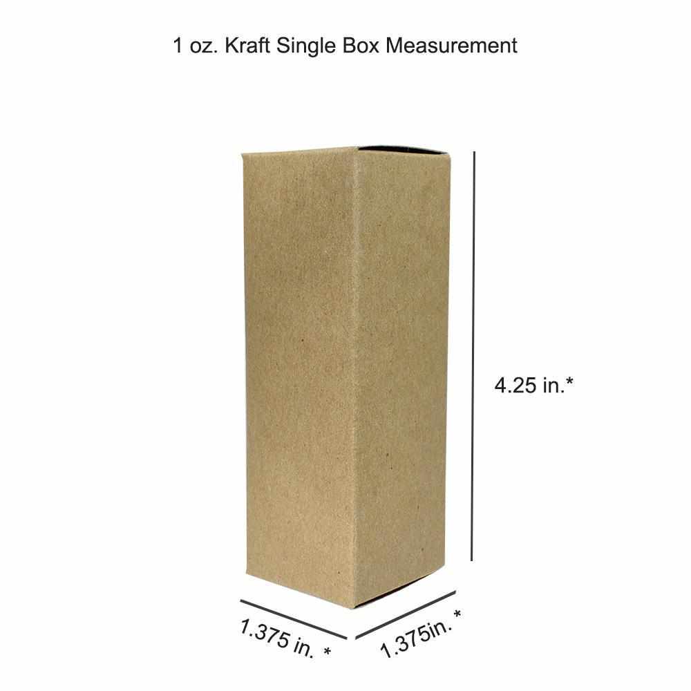 1 oz. Kraft Single Pack Box (V11)