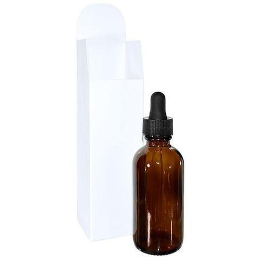 2 oz. White Single Pack Box (V11)-Glass Bottle Outlet