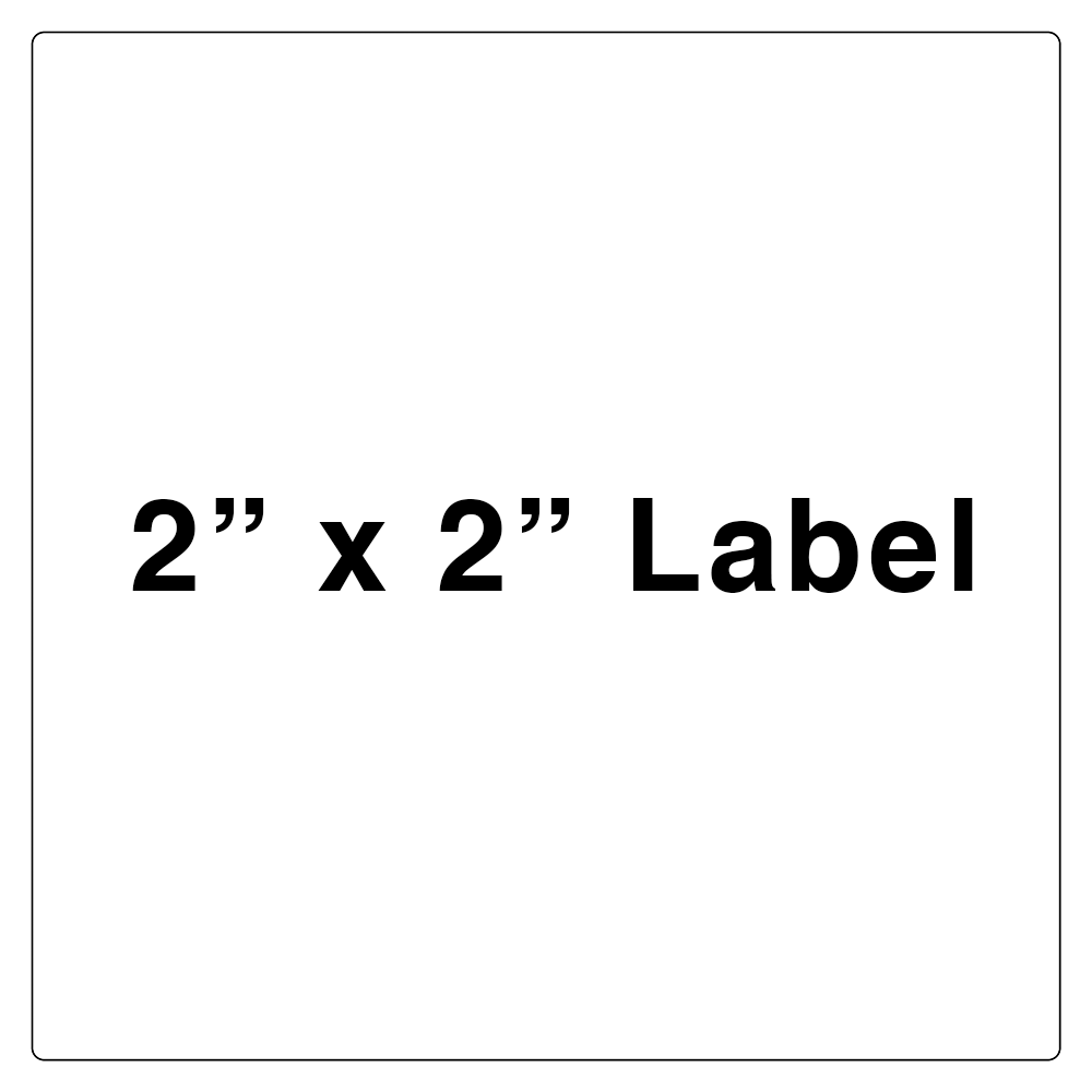 2" x 2" Custom Gloss Peel and Stick Labels (Fits: 1 and 2 oz. Boston Round)-Glass Bottle Outlet