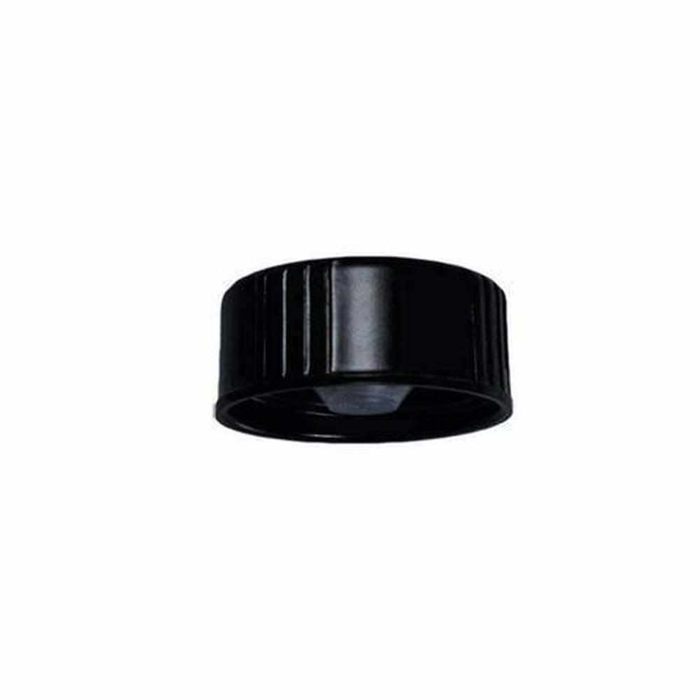 Black Cone Lined Cap (24-400) (V7)-Glass Bottle Outlet