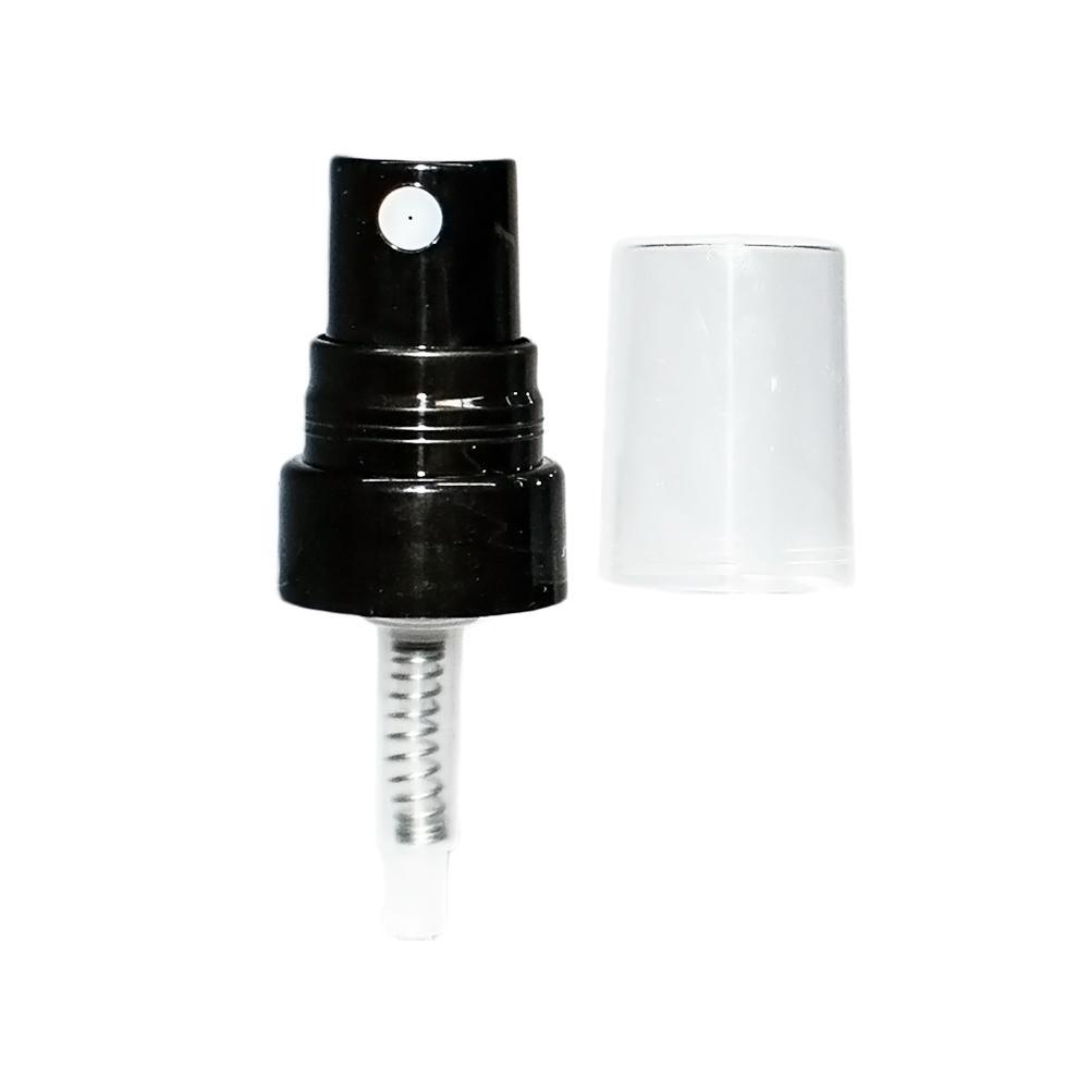 Black Fine-Mist Sprayer (Smooth) (20-400) (Dosage: .16 ml) (1 oz.) (V20)-Glass Bottle Outlet