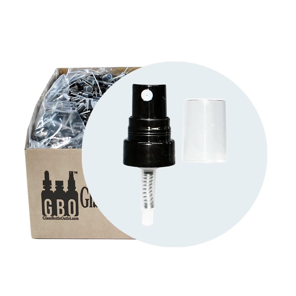Black Fine-Mist Sprayer (Smooth) (22-400) (Dosage: .16 ml) (4 oz.) (V20)-Glass Bottle Outlet