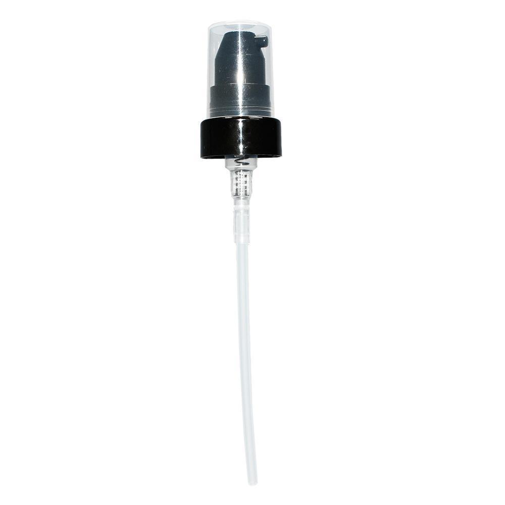 Black Treatment Pump (Smooth) (22-400) (4 oz.) (Dosage: .4 ml) (V20)-Glass Bottle Outlet