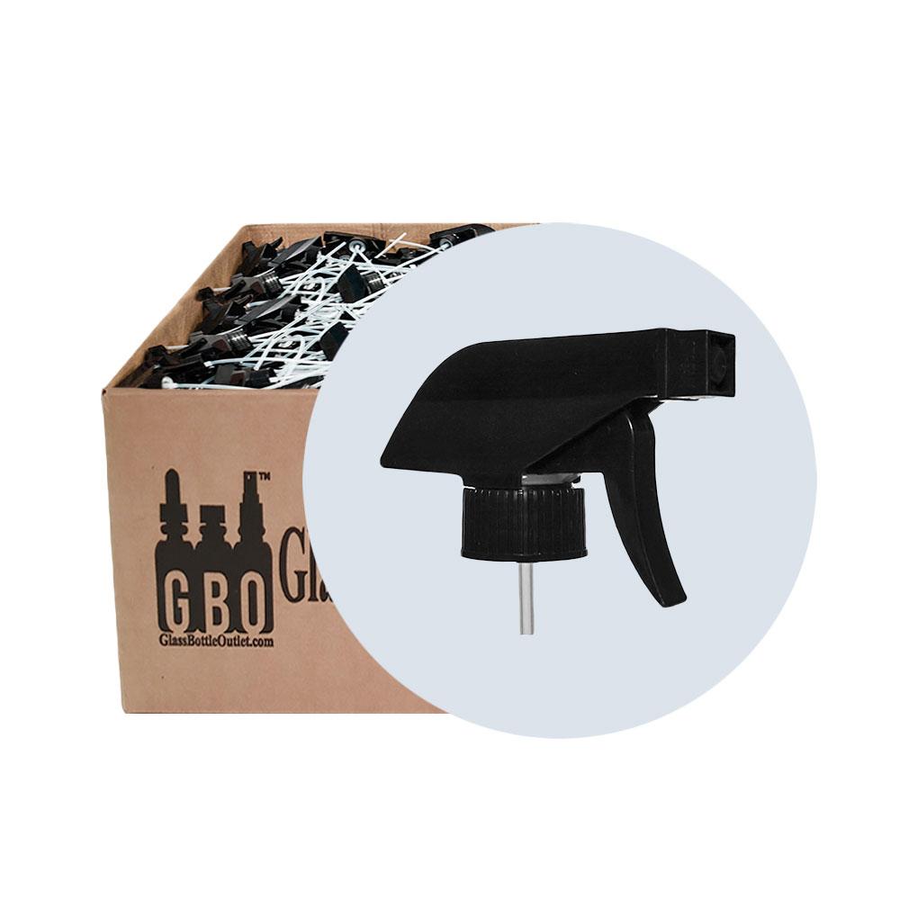 Black Trigger Sprayer (28-400) (16 oz.) (V13)-Glass Bottle Outlet