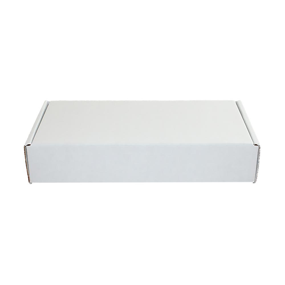 White Corrugated Box with 5 Dividers (Fits 5 2 oz. Boston Round)-Glass Bottle Outlet